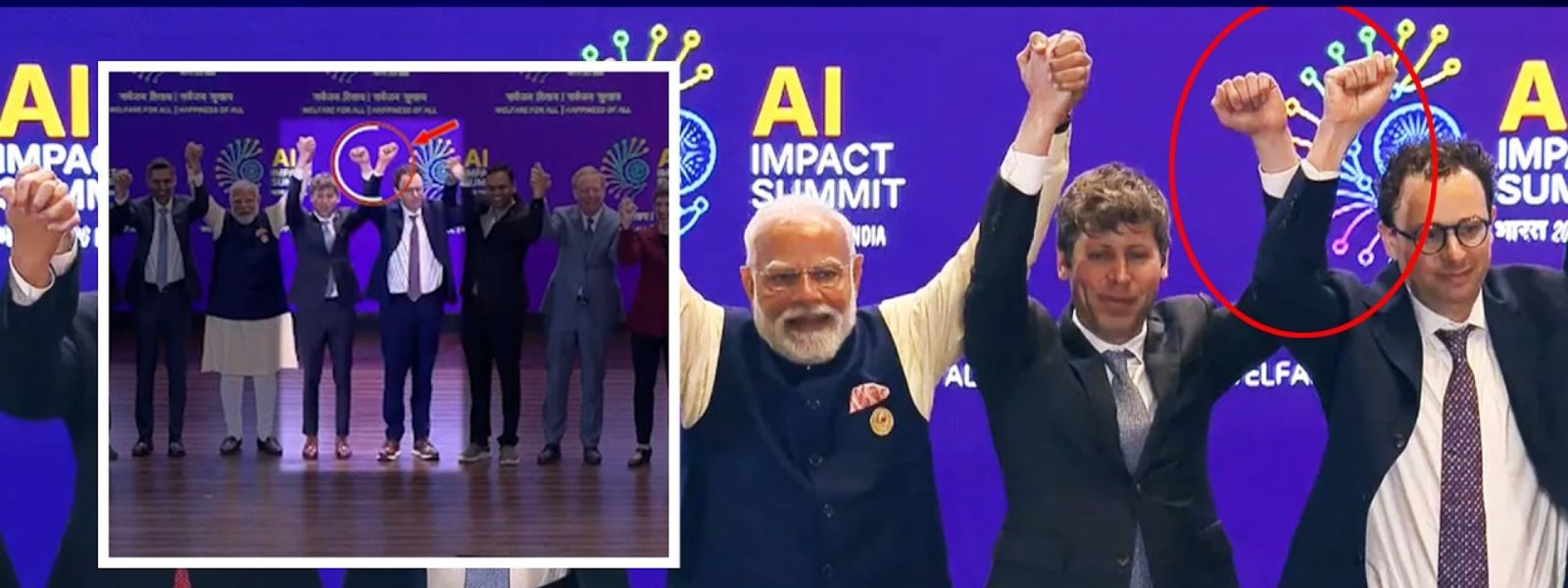 Viral Moment Between AI CEOs at New Delhi Summit